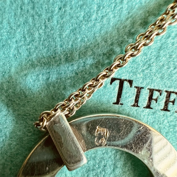 *SOLD* Authentic Tiffany & Co 1837 Round Circle Necklace Vintage / Retired - Picture 4 of 4